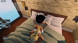 roblox slut sucks and fucks a big dick hardcore