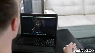 that hot young girl takes it in the ass before a big facial