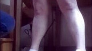 I humiliates my four slaves in bondage play.