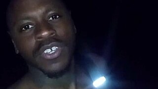 Hey, privately flashing my natural tits on a warm 70-degree night, then prowling like a wolf towards my woman under the moon