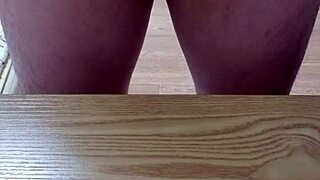 Inserting A Silicone Toy Into Your Dick And Pounding It With A Massager