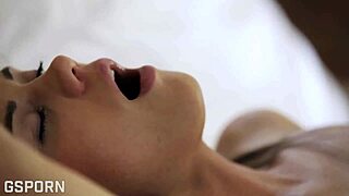 Blonde and brunette czech girls enjoy romantic lesbian sex