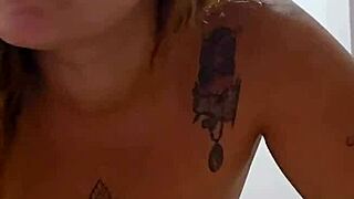 Young Exhibitionist Trying To Convince Her Man To Leave His Woman By Flashing.