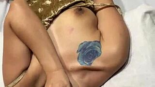 i feel so horny with double penetration dick and dildo in my tight holes