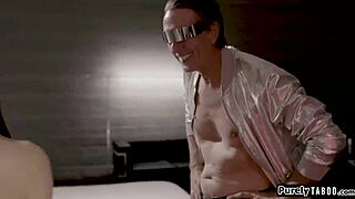 teen ai deepthroats old customer's big cock and gets anal reamed