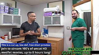 Angel Ramiraz's Employment Physical at Tampa University Becomes a Suggestive Encounter with Anal, Fingering, and Latex Gloves