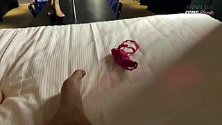 blonde slut fucked in lap dance club after show 😈💥