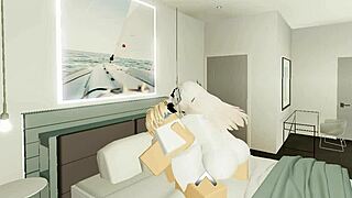 औसत रॉब्लॉक्स कॉन्डो एक्सपीरियंस राइडिंग सेक्स के साथ