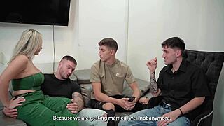 pibe shares novia with amigos for navidad, tatiana álvarez milf huge tits double vaginal anal.