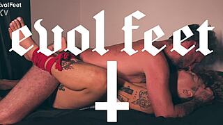 Fuck My Tight Pussy With Your Foot And Make Me Cum