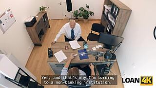 mina k's heart pounds as horny teen reveals shaved pussy in office casting