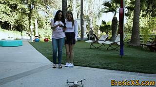 Blonde Babe Rides Massive Cock in Doggystyle Creampie