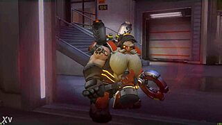 midget occupies tall french lady