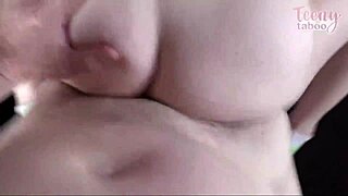 18yo stepdaughter Reese Robbins gets pussy creampied by Seth Brogan