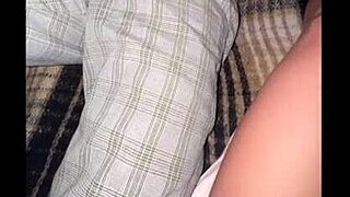 mexican milf with big tits seduces stepson while he's watching tv