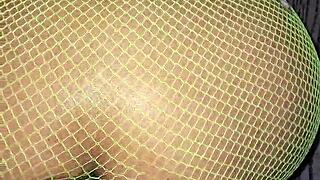 latina milf on period with intimate massage and finish on ass