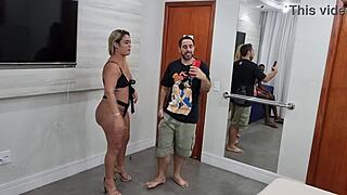 bastidores da grava��o com a loira gostosa anny lopes gozando muito na dpv e ganhando muito leite