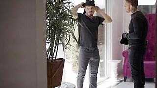 hot blonde maid fucked in a threesome