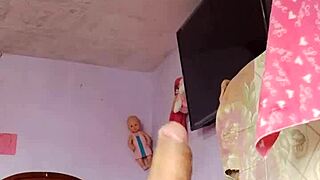 Rich Cumshot In Step Mother-In-Law's Room