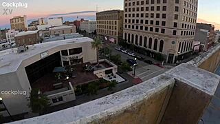 Intense Rooftop Blowjob With Multiple Partners