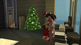 Christmas morning fuck session