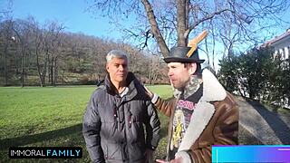 Mia Trejsi and Katy Rose in Easter foursome gathering