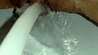 gretala uses soap on her trimmed pussy in july video