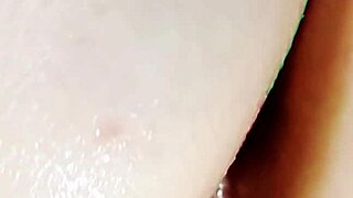 Mature Woman Finger Painting On Her Shaved Body Close Up And Spreading