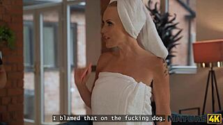 mature4k हॉर्नी पड़ोसन मिल्फ ने लुटेरे को चुदाया और लंड चूसा