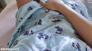 Woke Up Horny, Enjoyed Pleasurable Self-Touch to Orgasm