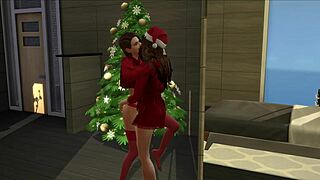 Christmas morning fuck session
