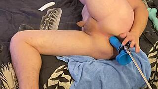 Teen Gets Fucked By Machine In Anal Session!