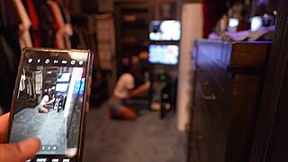 blackmailing my step-sister with joi after catching her stealing