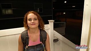 Ginger luna parish gives blowjob and gets deep pussy fuck