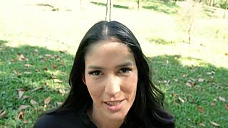 I met ashley sanz, she invited me to fuck her ass