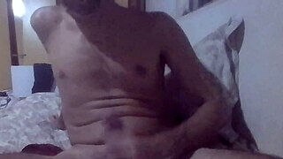 compilation of two intense masturbations with huge cumshots and strong orgasms