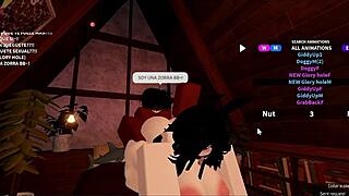 Black Woman in Rough Outdoor Encounter with Companion