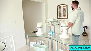 sexy ebony masseuse gets horny rubbing her black clit and pussy in the shower - chanell heart will pounder