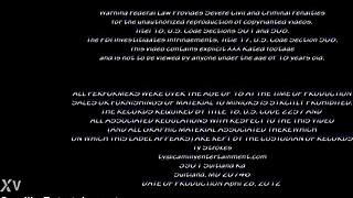 In the shower, a group indulges in sucking orgy.