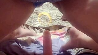 A Latina babe fingers her juicy pussy until squirting orgasms erupt