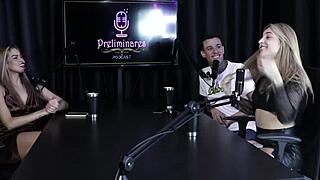 yasmin pariz moans while stripping and sucking delicious cock