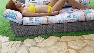 Bikini Babes Veronica Leal And Alexis Crystal Enjoy Outdoor Anal Threesome