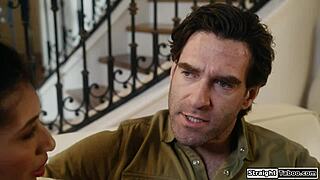 latin teen 18+ facesits and fucks her new stepdad as a thank you, taboo fun unfolds