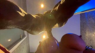 jason luv throatfucks and demolishes horny brunette milf's pussy