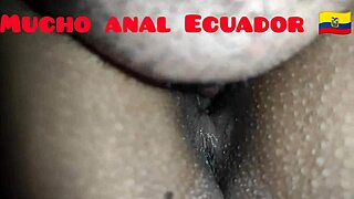 Licking Ass And Pussy Of Ecuadorian Big Ass Wife On All Fours