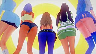 One Piece MMD Animation Featuring Dancing Character