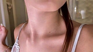 Intense Emotions in Double POV Blowjob Before Pajama Photoshoot