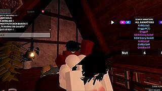 Black Woman in Rough Outdoor Encounter with Companion