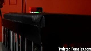 Mistress humiliates slave in domination scene