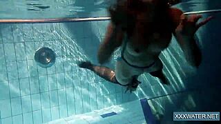 Hot Hungarian Teen Petra Enjoys Underwater Sex In The Swimming Pool